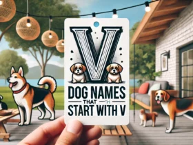 Dog Names That Start With V